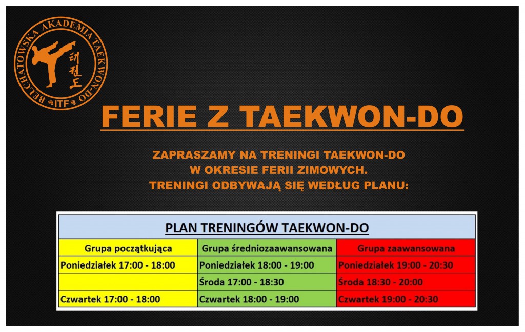 Mapa bitowa w treningi ferie zimowe 2015